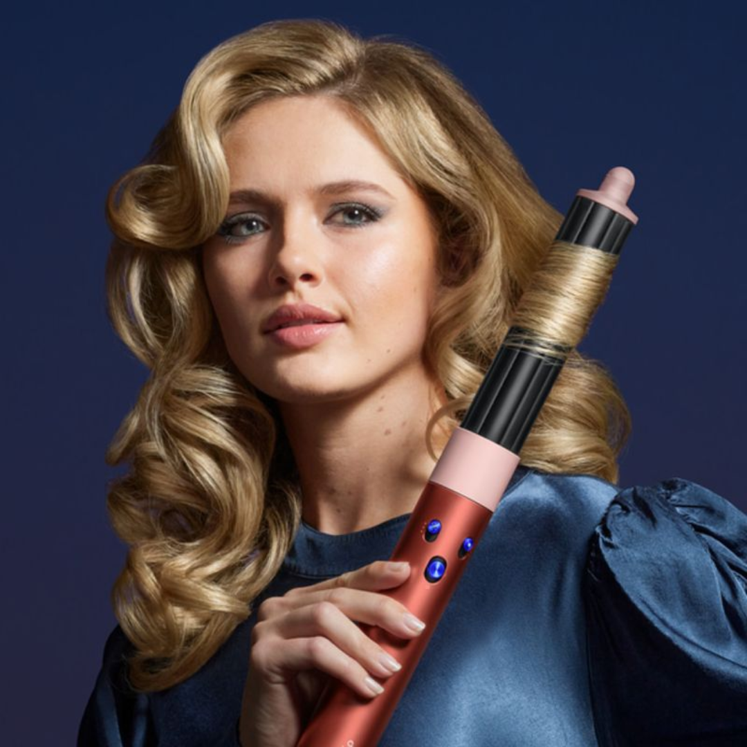 Dyson Airwrap id HS08 (прямые+волнистые) (клубнично-бронзовый/розовый)