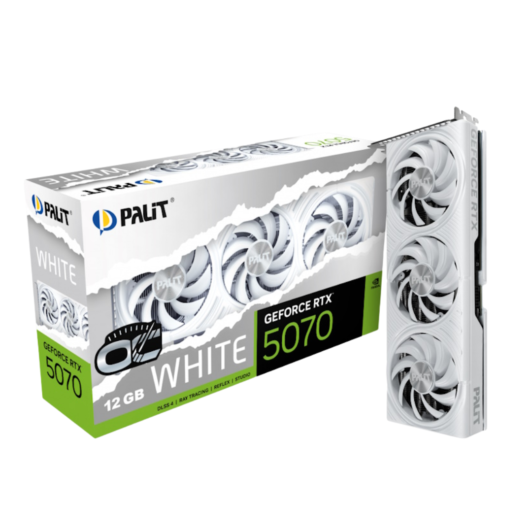 Palit RTX5070 WHITE OC 12GB NE75070U19K9-GB2050W