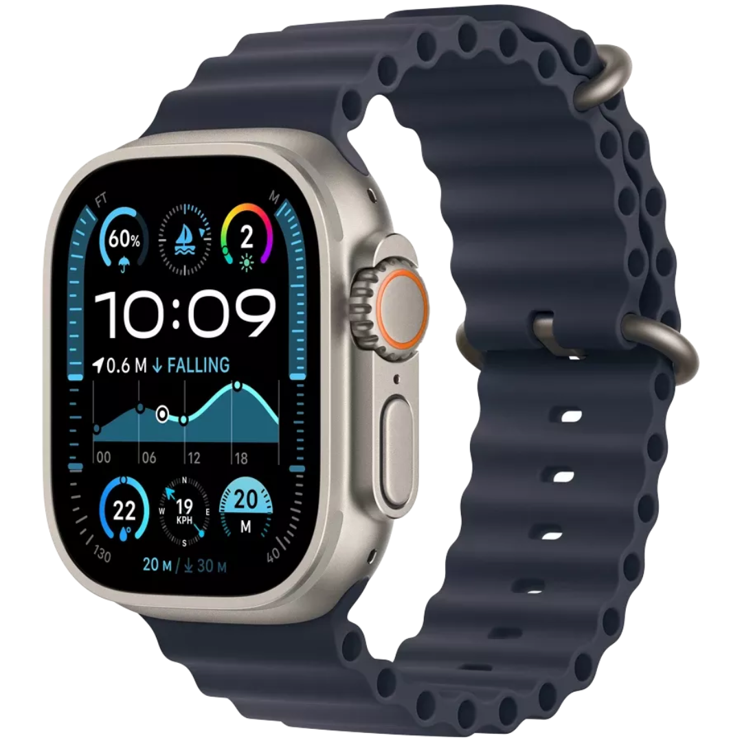 Apple Watch Ultra 2 49mm 2024 (Natural Titanium Navy Ocean Band)