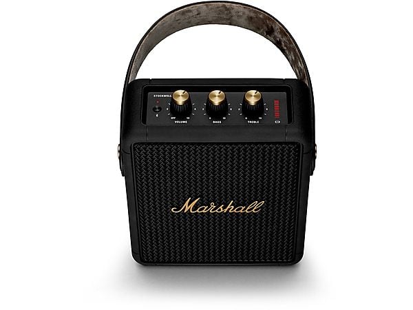 MARSHALL Stockwell II Bluetooth Lautsprecher, Black and Brass, Wasserfest