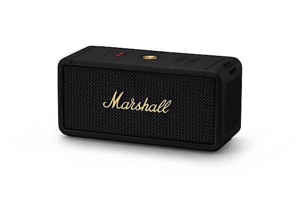 MARSHALL Middleton Bluetooth Speaker, Black & Brass, Wasserfest