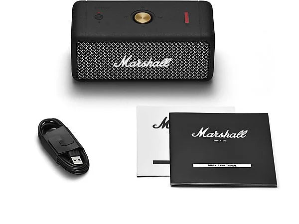 MARSHALL Emberton BT Bluetooth Lautsprecher, Schwarz, Wasserfest
