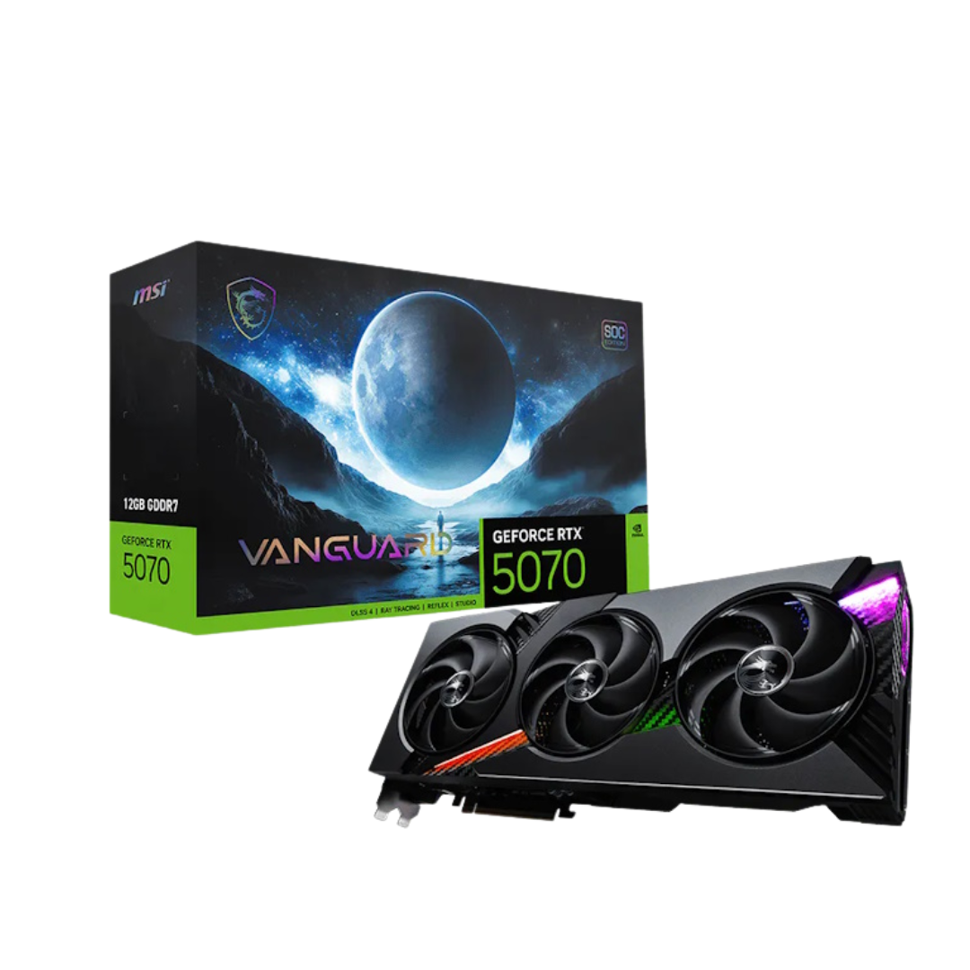 MSI Geforce RTX5070 12GB GDDR7 Vanguard Soc 912-V532-054